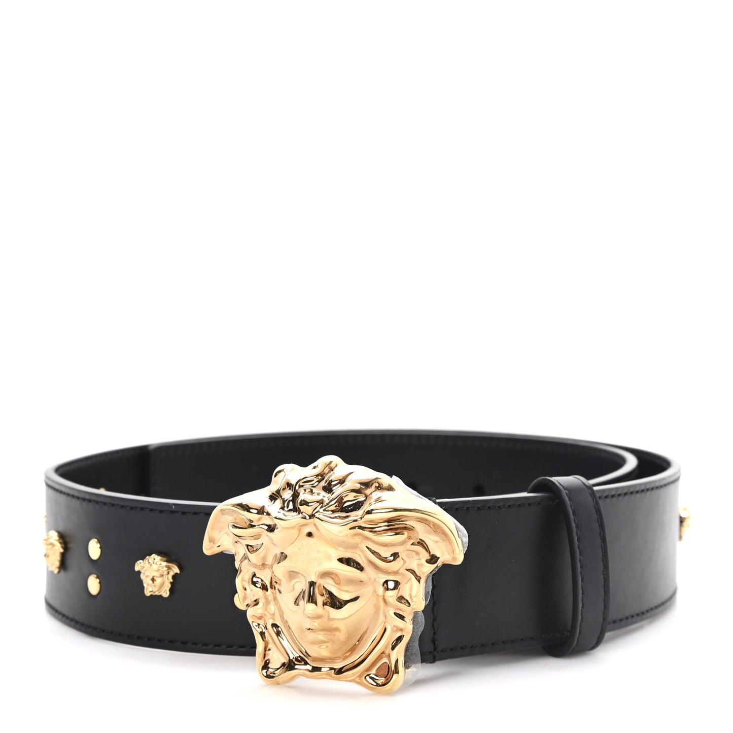 Calfskin La Medusa Belt 80 32 Black