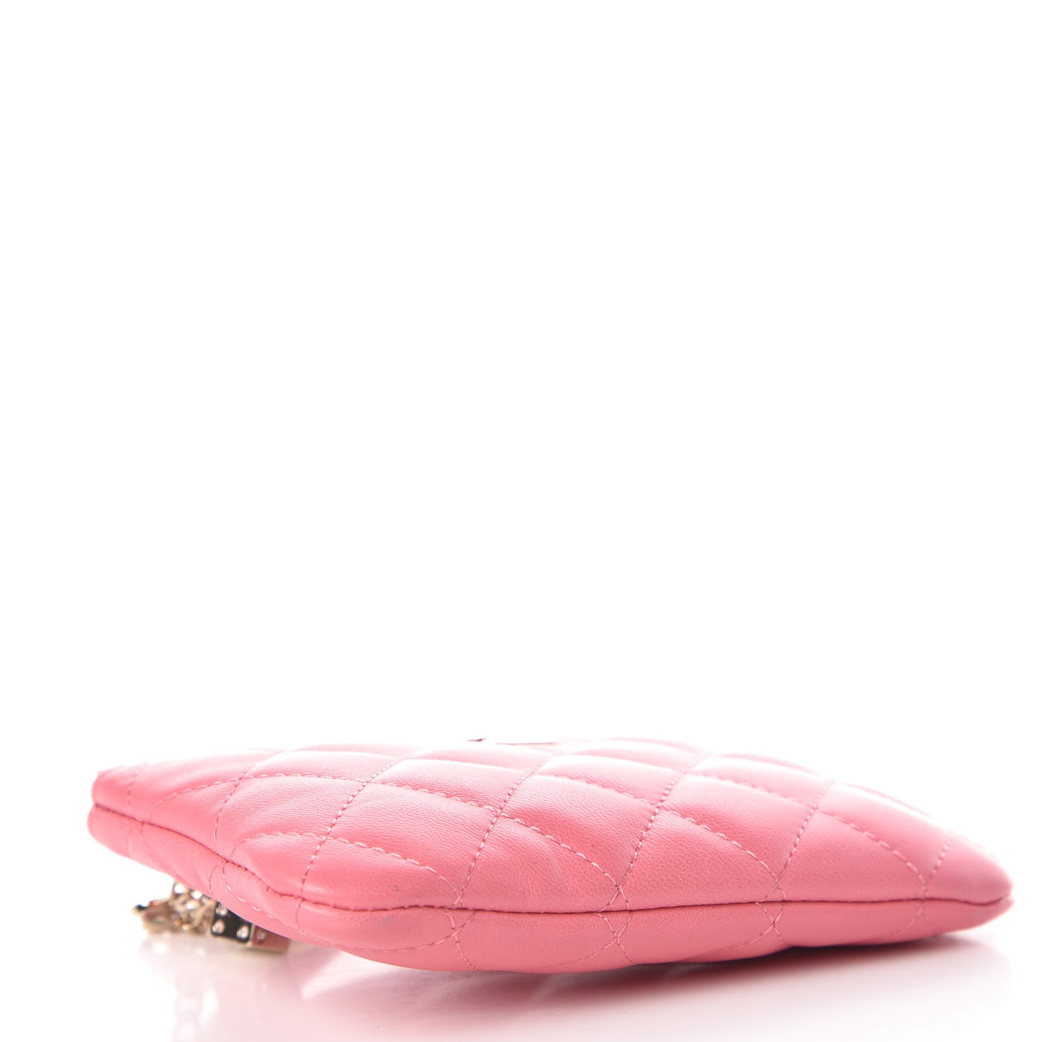 Chanel Lambskin Quilted Small Casino Cosmetic Case Pink 4 of 8