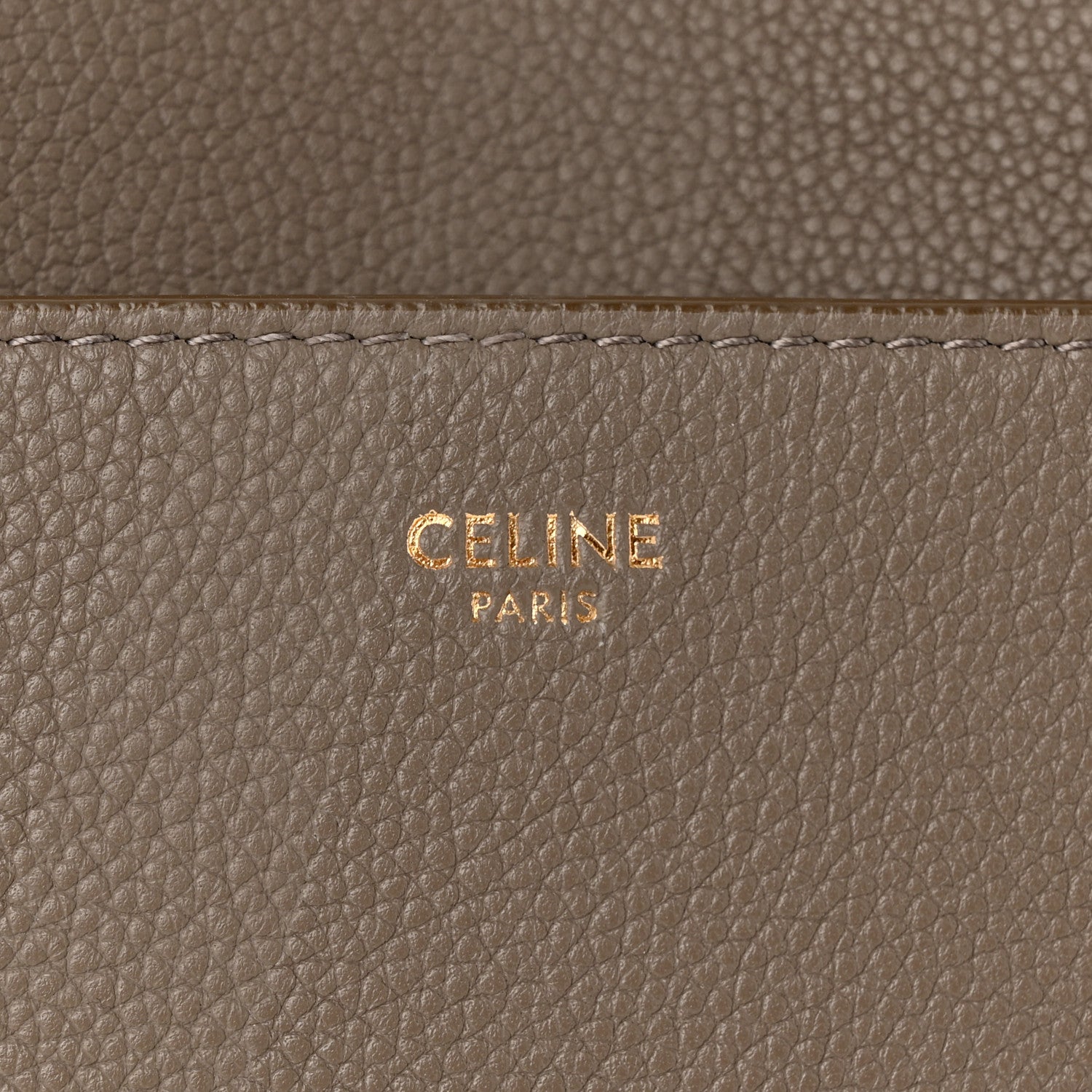 Celine Soft Grained Calfskin Sangle Bucket Bag Taupe 6 of 12