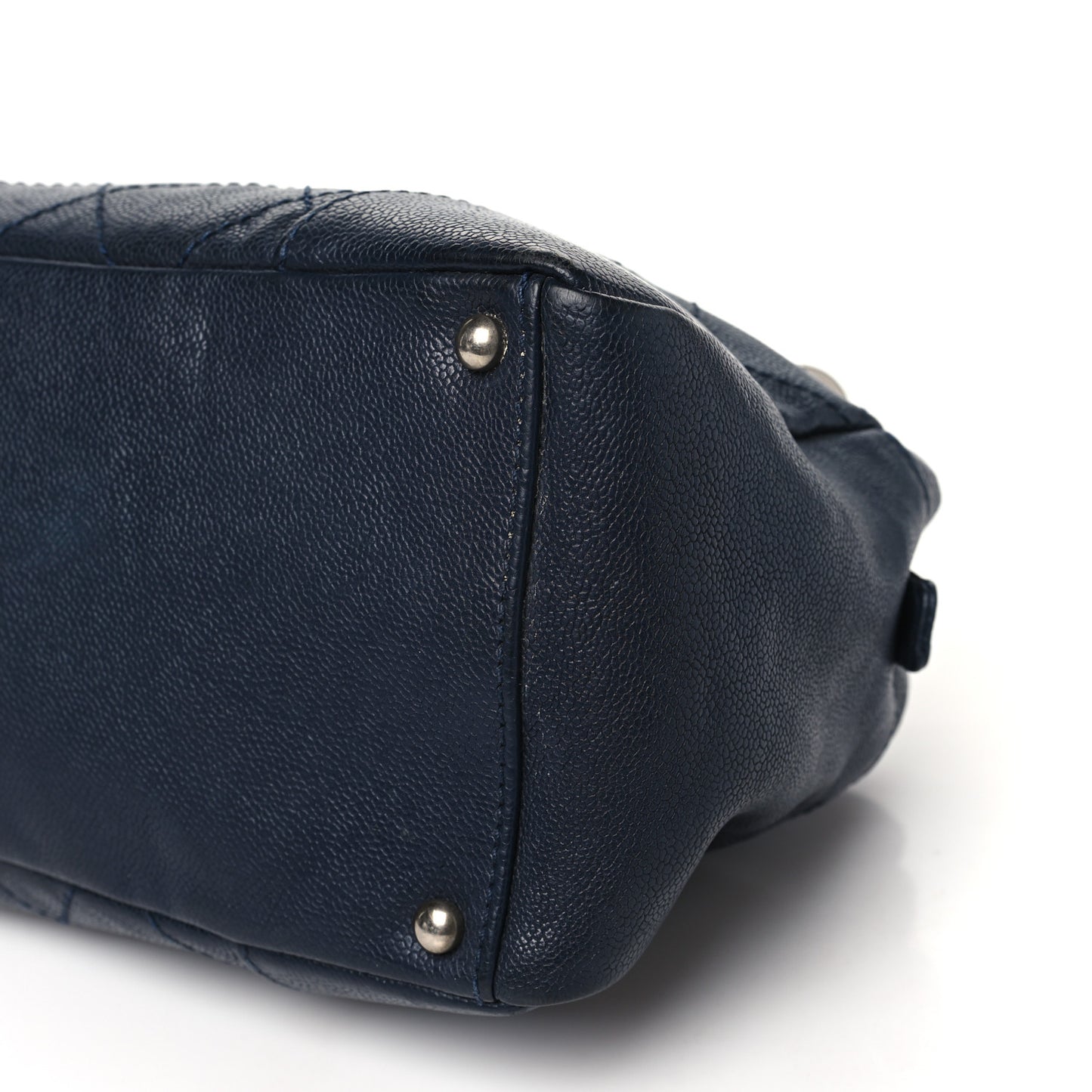 Distressed Caviar Outdoor Ligne Tote Navy
