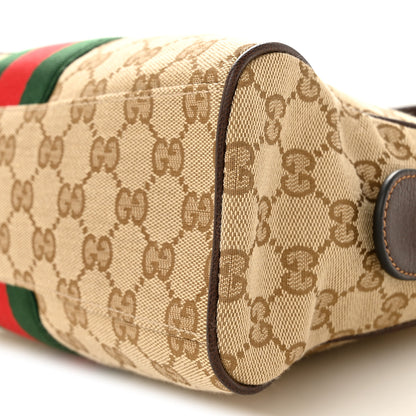 Gucci GG Monogram Web Medium Borsetto Boston Sand Brown 10 of 11