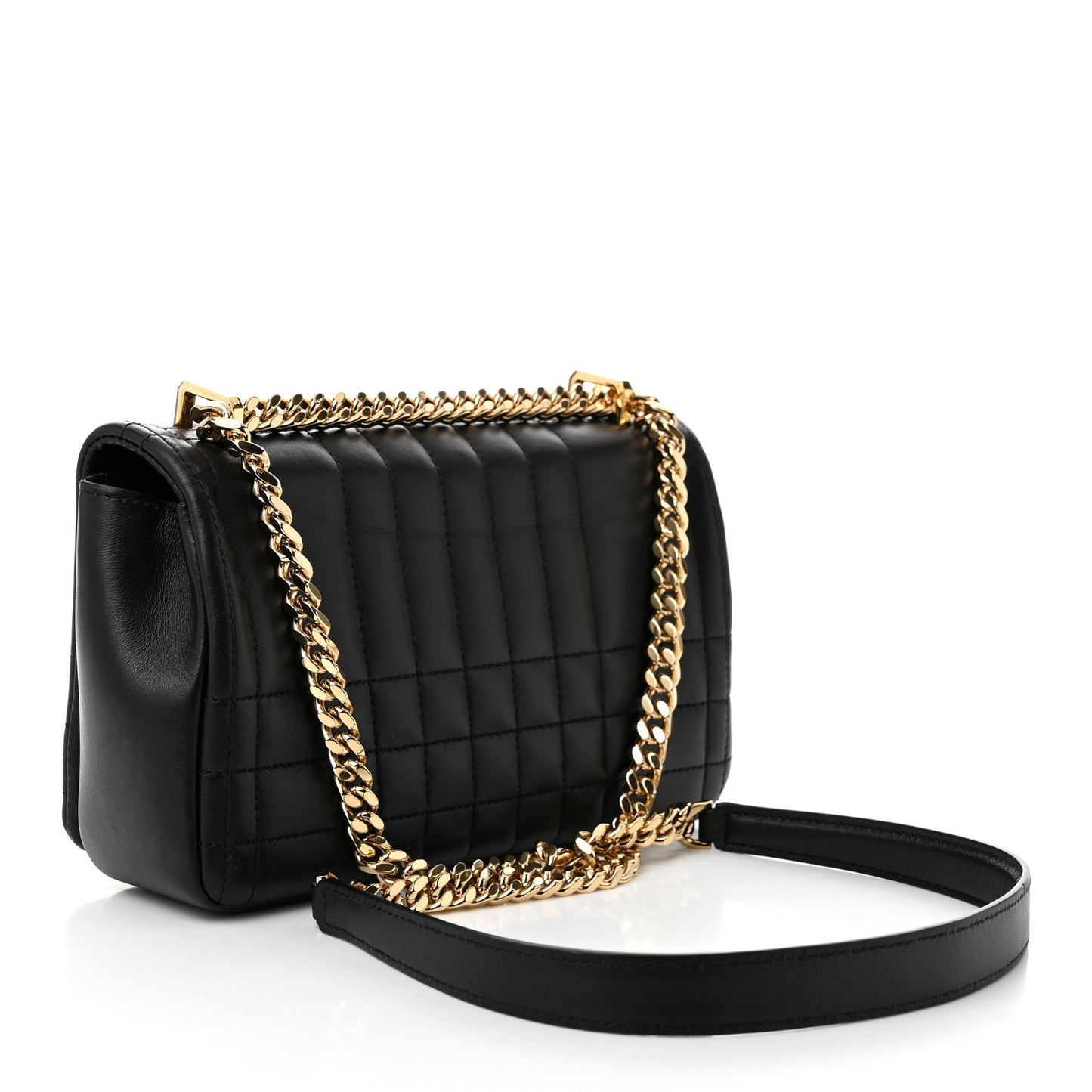 Lambskin Quilted Small Lola Bag Black