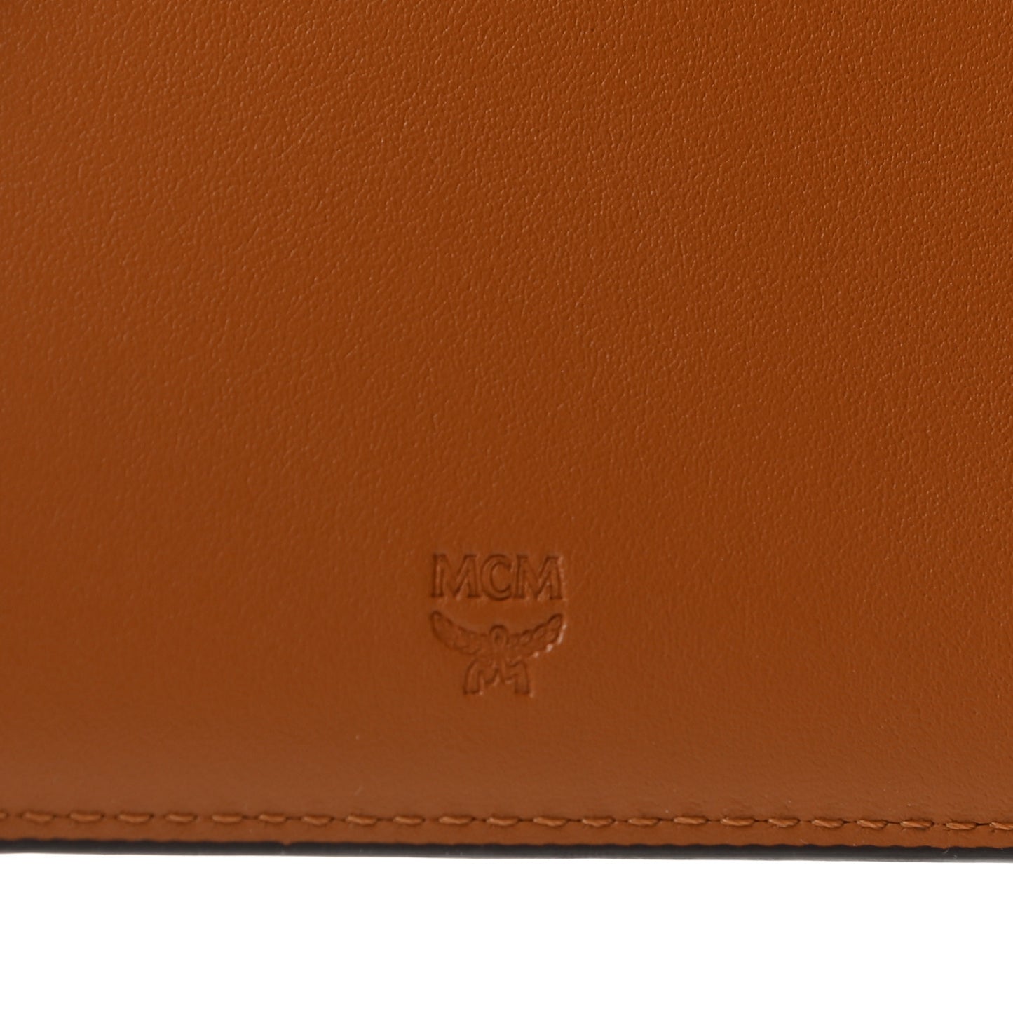 Visetos Bi-Fold Long Wallet Cognac