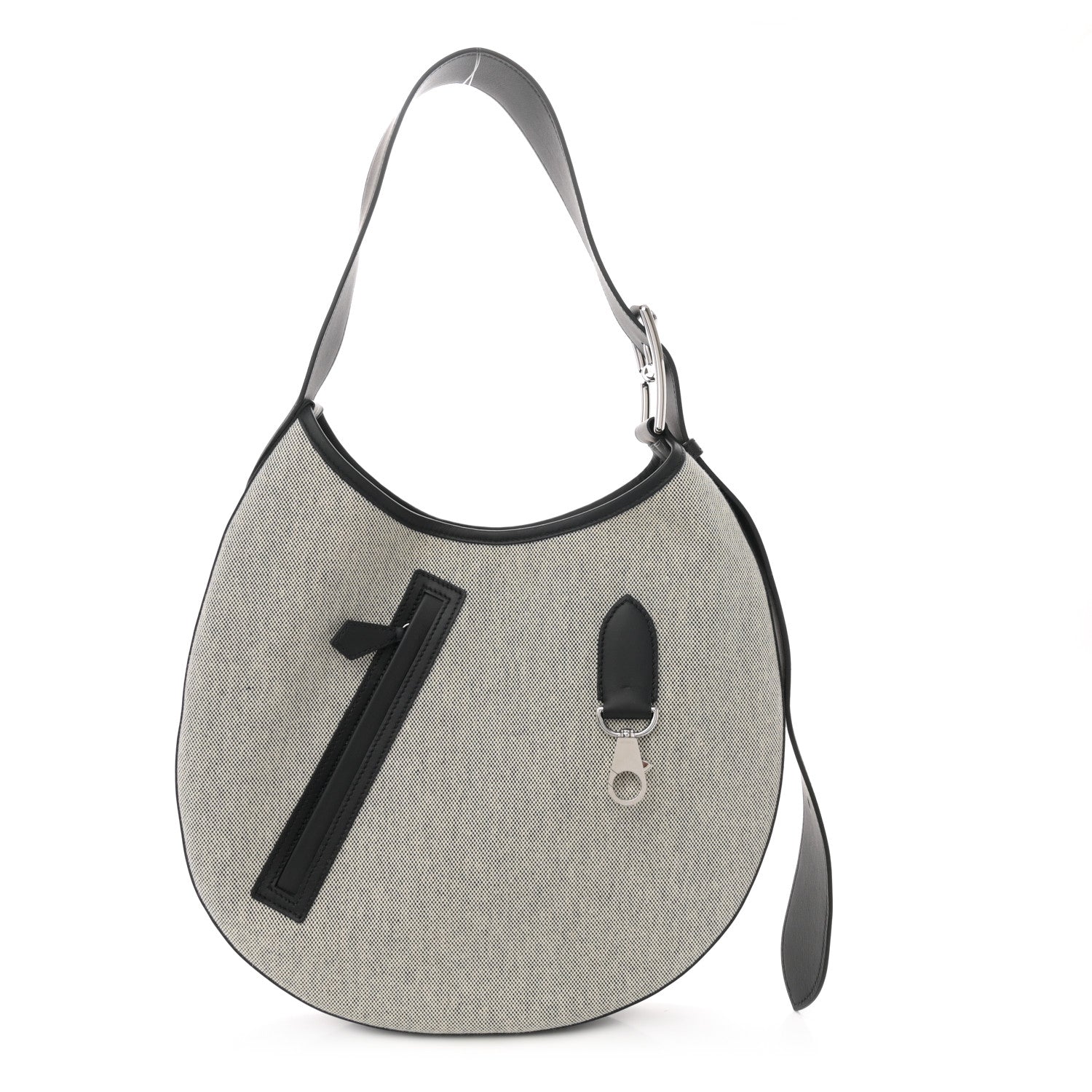 Hermes Canvas Swift Arcon Ecru Black 1 of 12