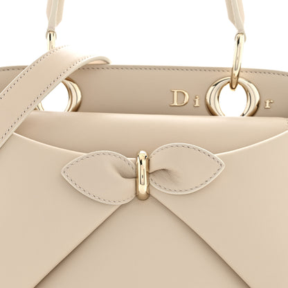 Christian Dior Shiny Smooth Calfskin Small Cigale Bag Beige 8 of 10