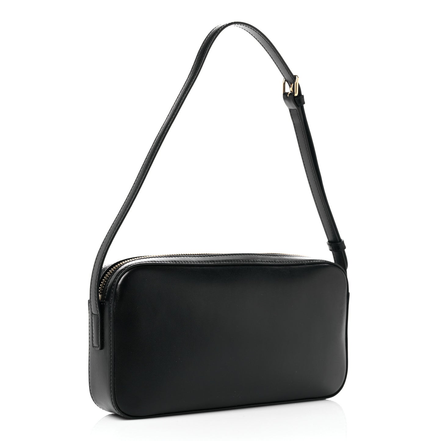 Smooth Calfskin Cuir Triomphe Camera Shoulder Bag Black