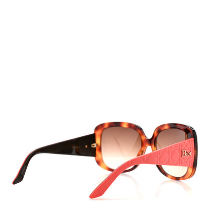 Christian Dior Resin Cannage Dior Lady Lady 1 Sunglasses Red Tortoise 4 of 6