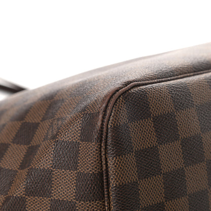 Louis Vuitton Damier Ebene Neo Neverfull MM Rose Ballerine 10 of 16
