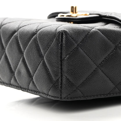 Chanel Caviar Quilted Handy Box Vanity Case Black 10 of 12