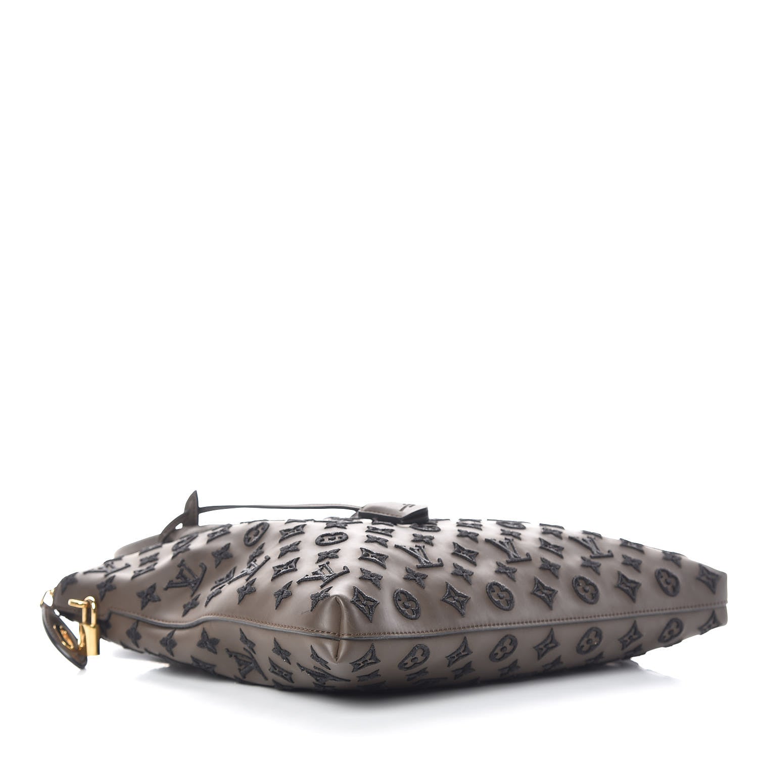 Louis Vuitton Monogram Addiction Vertical Lockit MM Brown 4 of 12
