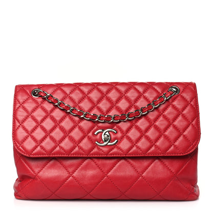 Chanel Calfskin Quilted In the Business Flap Bag Red 1 of 11