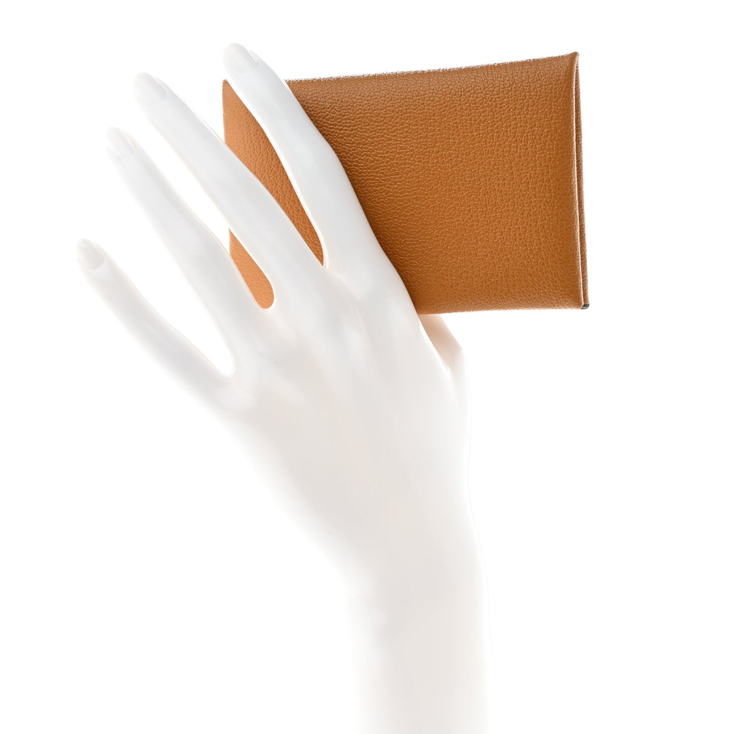 Chevre Mysore Verso Calvi Card Case Caramel Vert Fizz