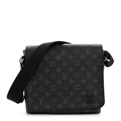 Louis Vuitton Monogram Eclipse District PM Black 1 of 15