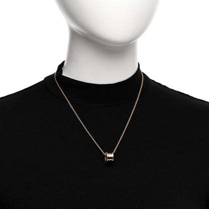 Bulgari 18K Rose Gold B.Zero1 Pendant Necklace 2 of 5