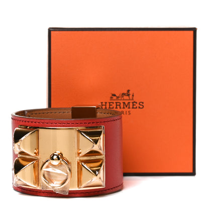 Hermes Box Collier de Chien CDC Bracelet S Capucine 4 of 5