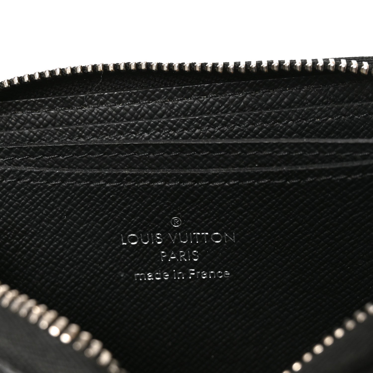 Louis Vuitton Taiga Zippy Coin Purse Vertical Black 6 of 6