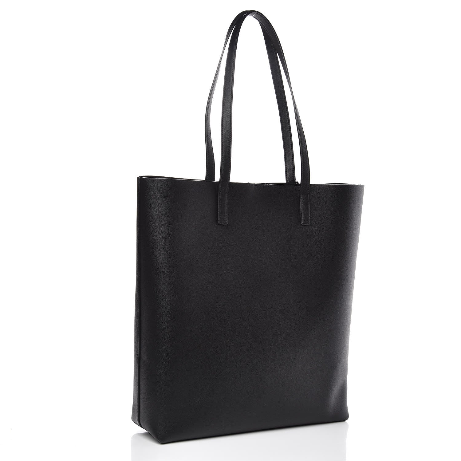 Saint Laurent Calfskin Medium Shopping Tote Black 4 of 13