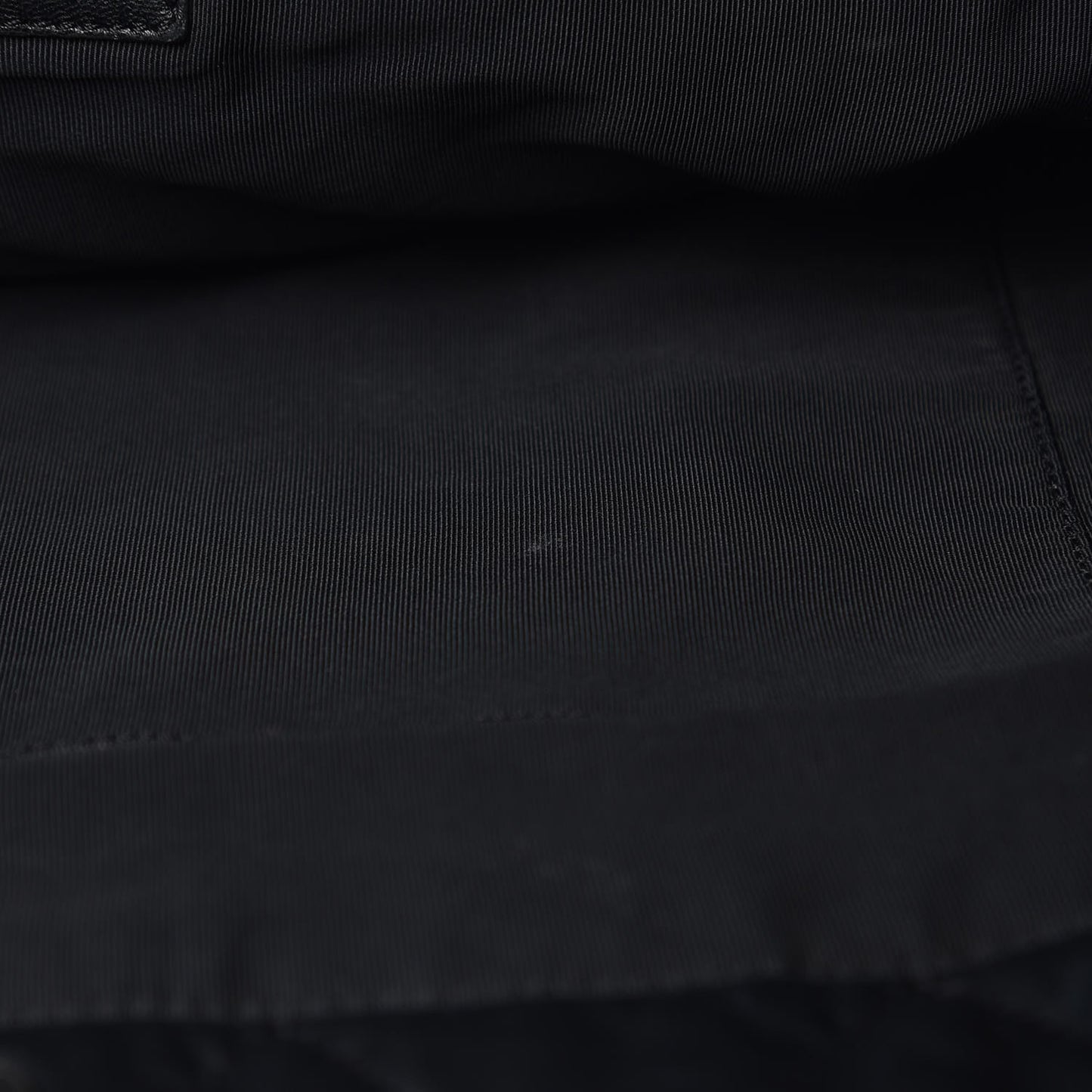 Lambskin Quilted Lido Shopping Tote Black