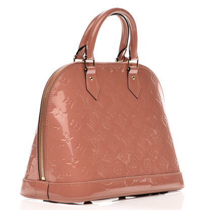 Louis Vuitton Vernis Alma PM Rose Velours 3 of 7