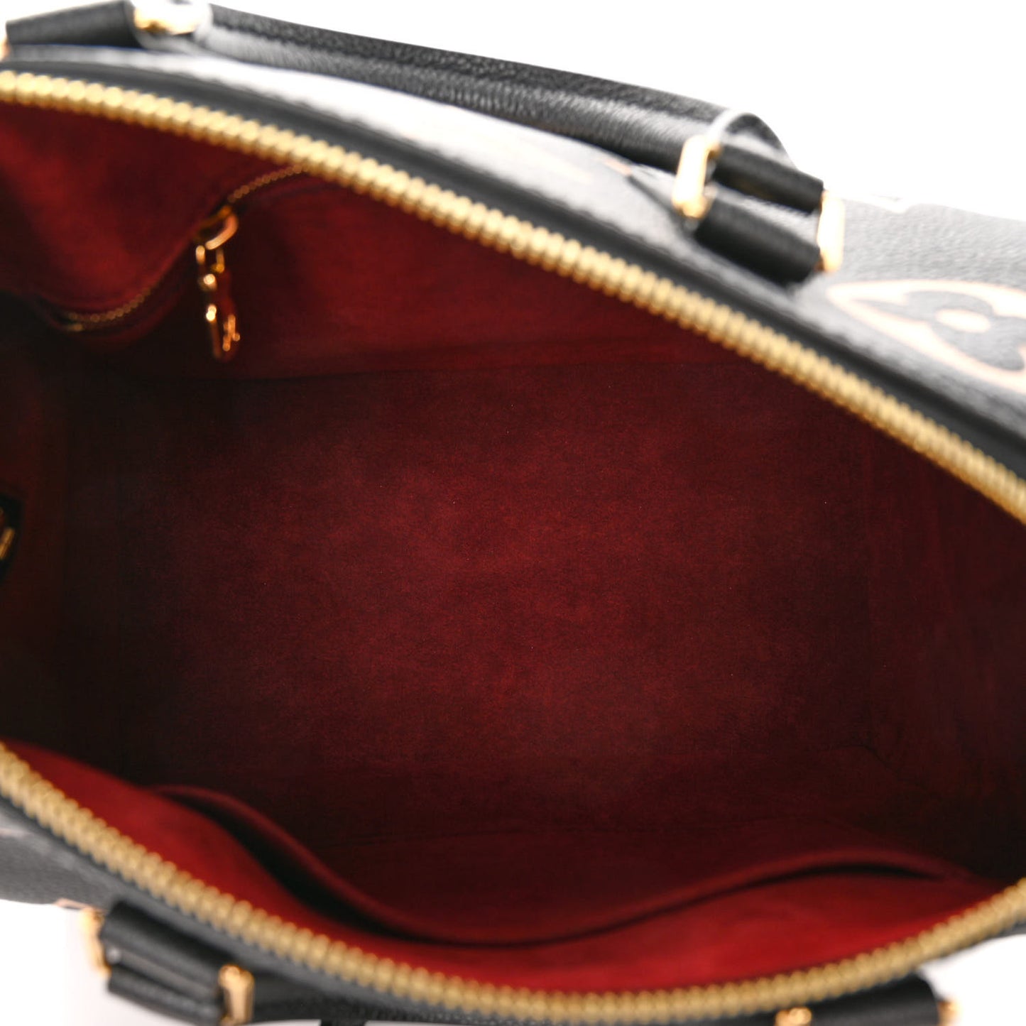 Empreinte Monogram Giant Speedy Bandouliere 25 Black Beige