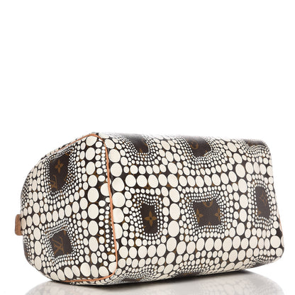Louis Vuitton Monogram Kusama Town Speedy 30 White 4 of 19
