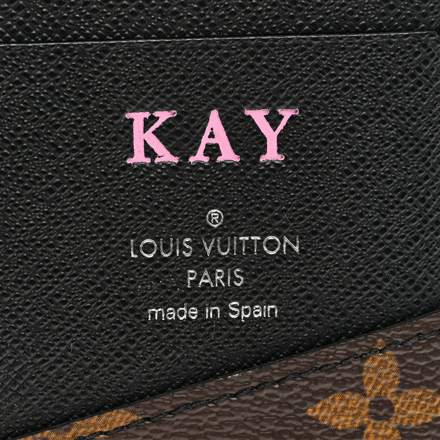 Louis Vuitton Monogram Macassar Pocket Organizer NM 6 of 6