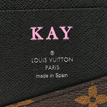 Louis Vuitton Monogram Macassar Pocket Organizer NM 6 of 6