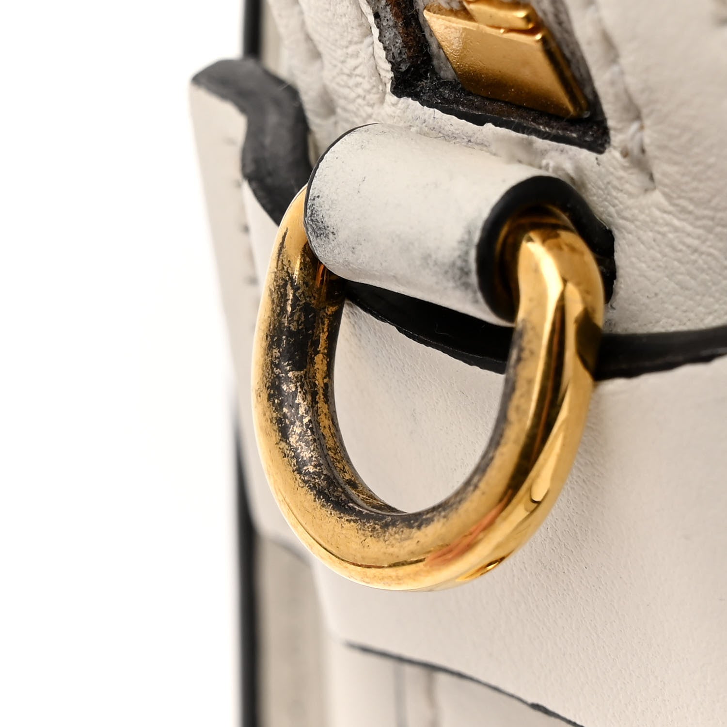 Prada Saffiano City Calfskin Esplanade Crossbody Bag White 13 of 13