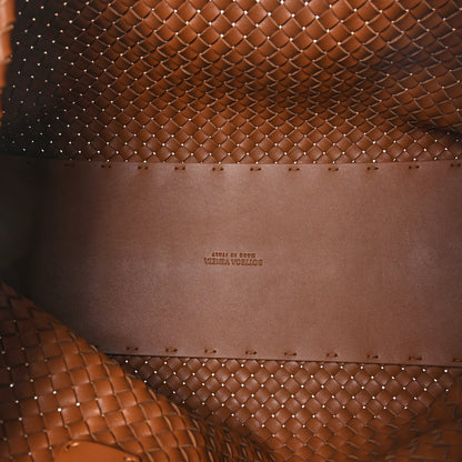 Bottega Veneta Lambskin Intreccio Medium Cabat Wood 6 of 9