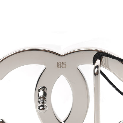 Chanel Patent Calfskin CC Reversible Belt 85 Black White 6 of 7