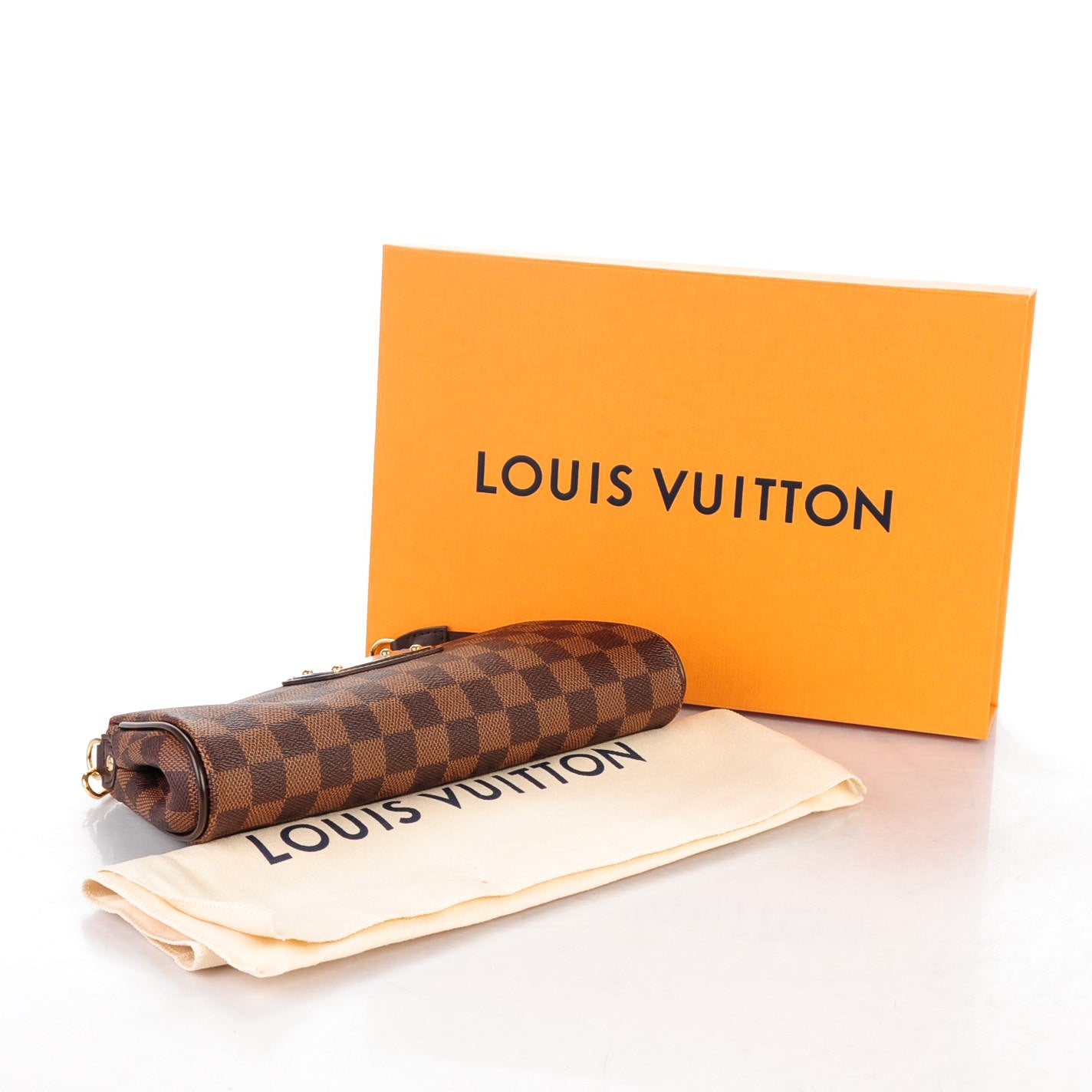 Louis Vuitton Damier Ebene Eva Clutch 4 of 7