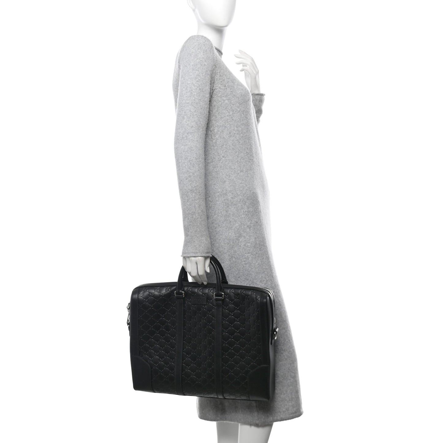 Guccissima Signature Eden Briefcase Black