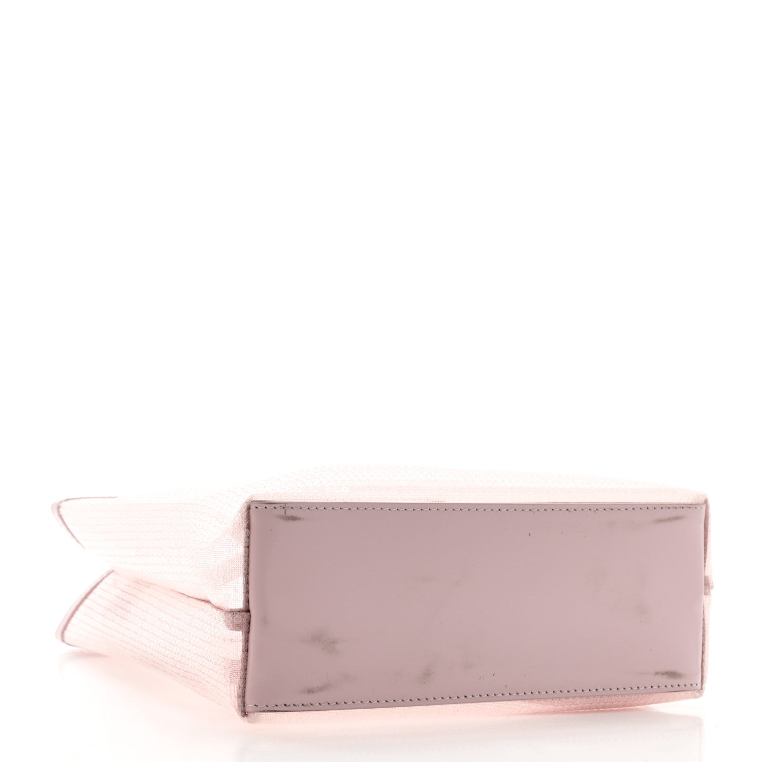 Prada Sequin Mesh Small Tote Bag Pink 5 of 10