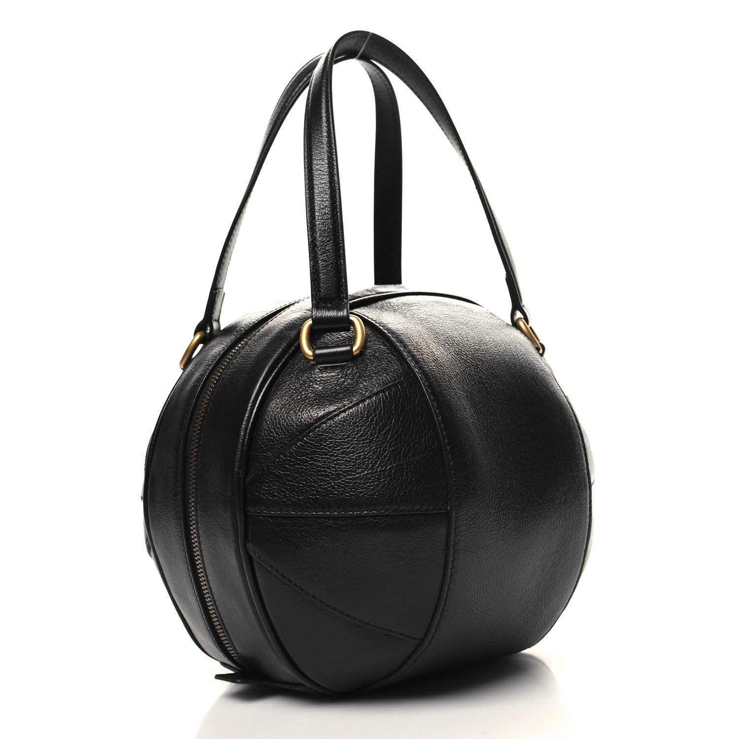 Gucci Piuma Lux Energy Tifosa Basketball Shaped Shoulder Bag Black 3 of 10