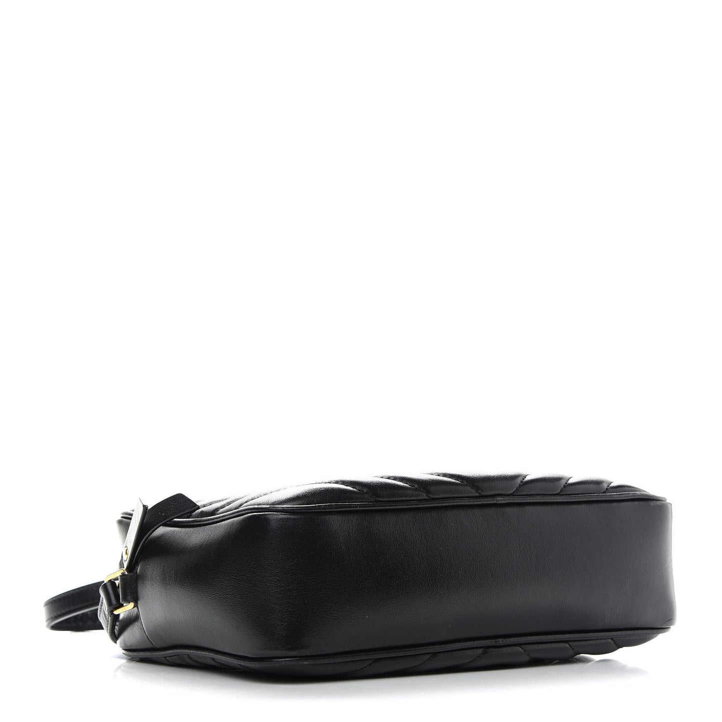 Calfskin Matelasse Monogram Lou Camera Bag Black