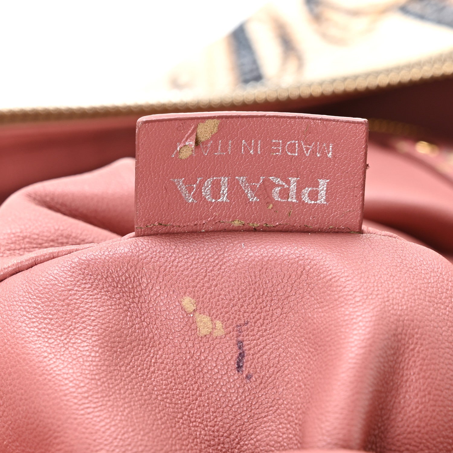 Prada X JAMES JEAN Cervo Lux Fairy Print Large Double Handle Boston Bag Prugna 6 of 12