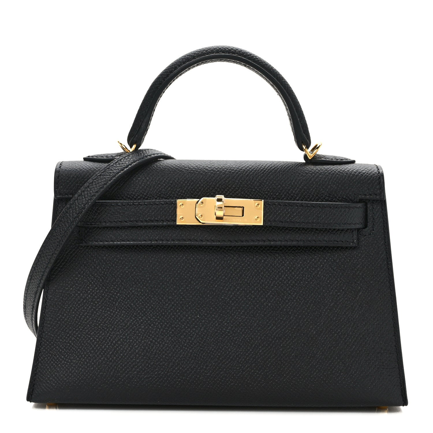 Hermes Epsom Mini Kelly Sellier 20 Black 1 of 14
