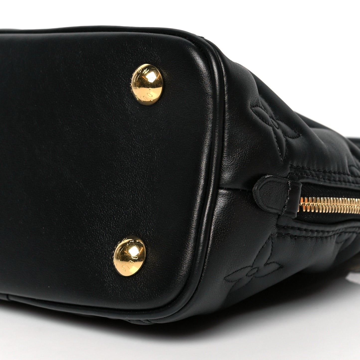 Calfskin Bubblegram Alma BB Black