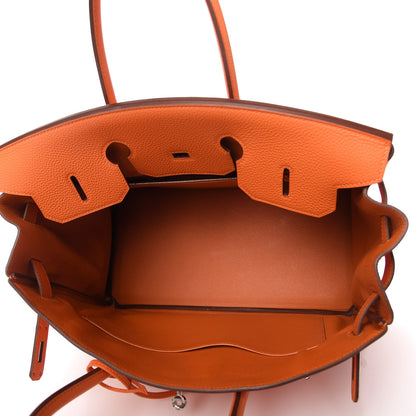 Hermes Togo Birkin 35 Orange 15 of 33