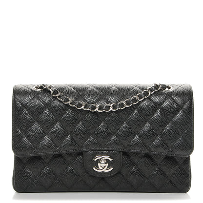 Chanel Caviar Quilted Medium Double Flap Black 1 of 7
