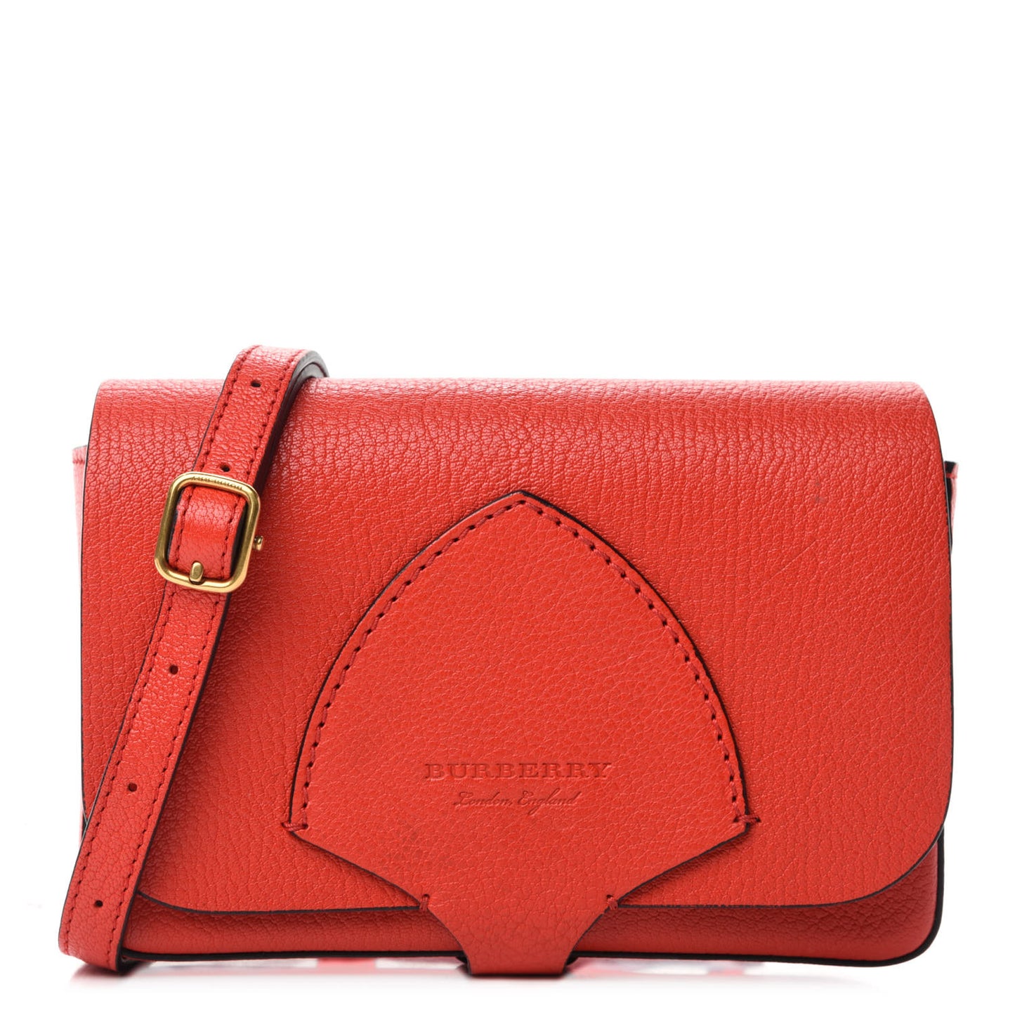 Goatskin Hampshire Crossbody Red