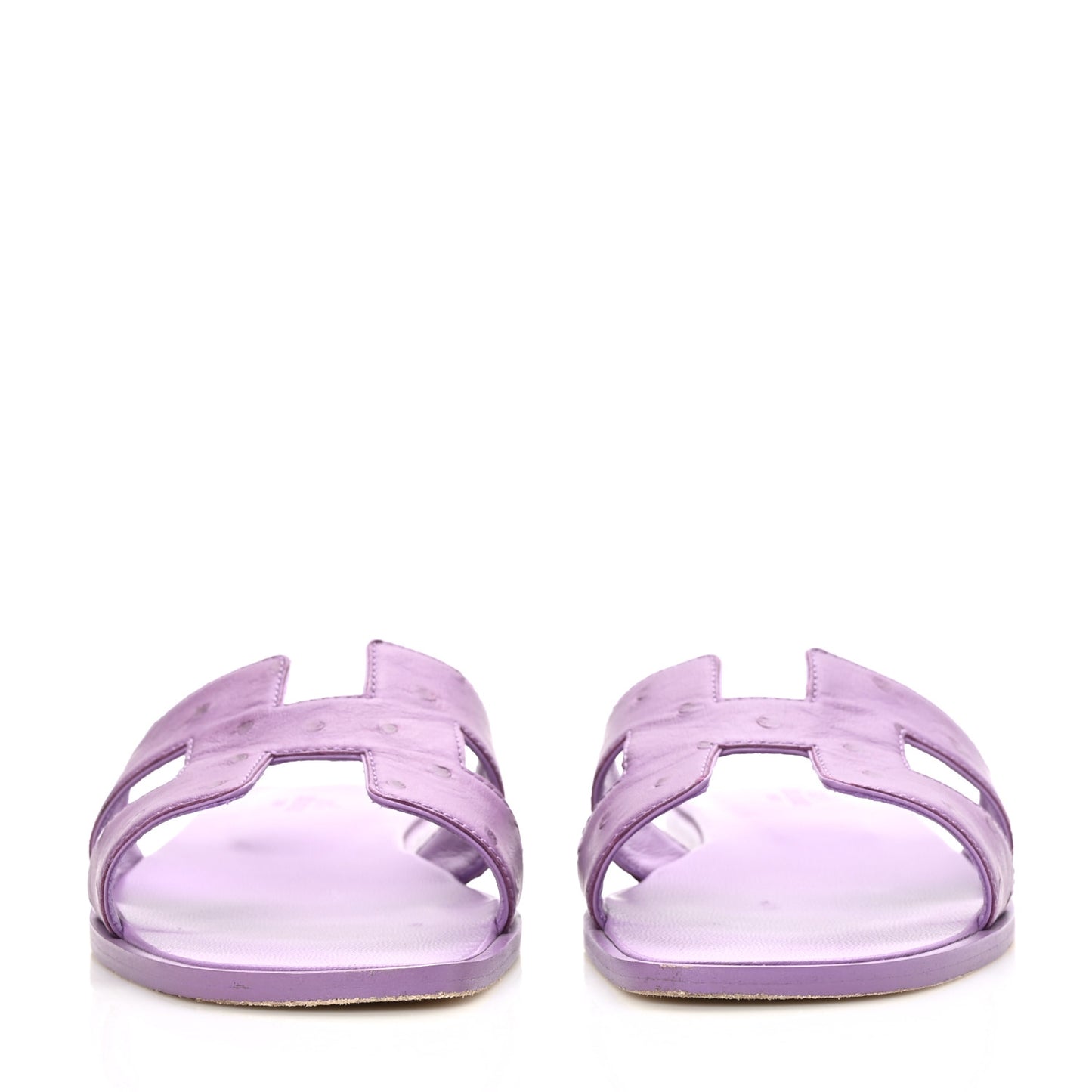 Ostrich Oran Sandals 38.5 Violet