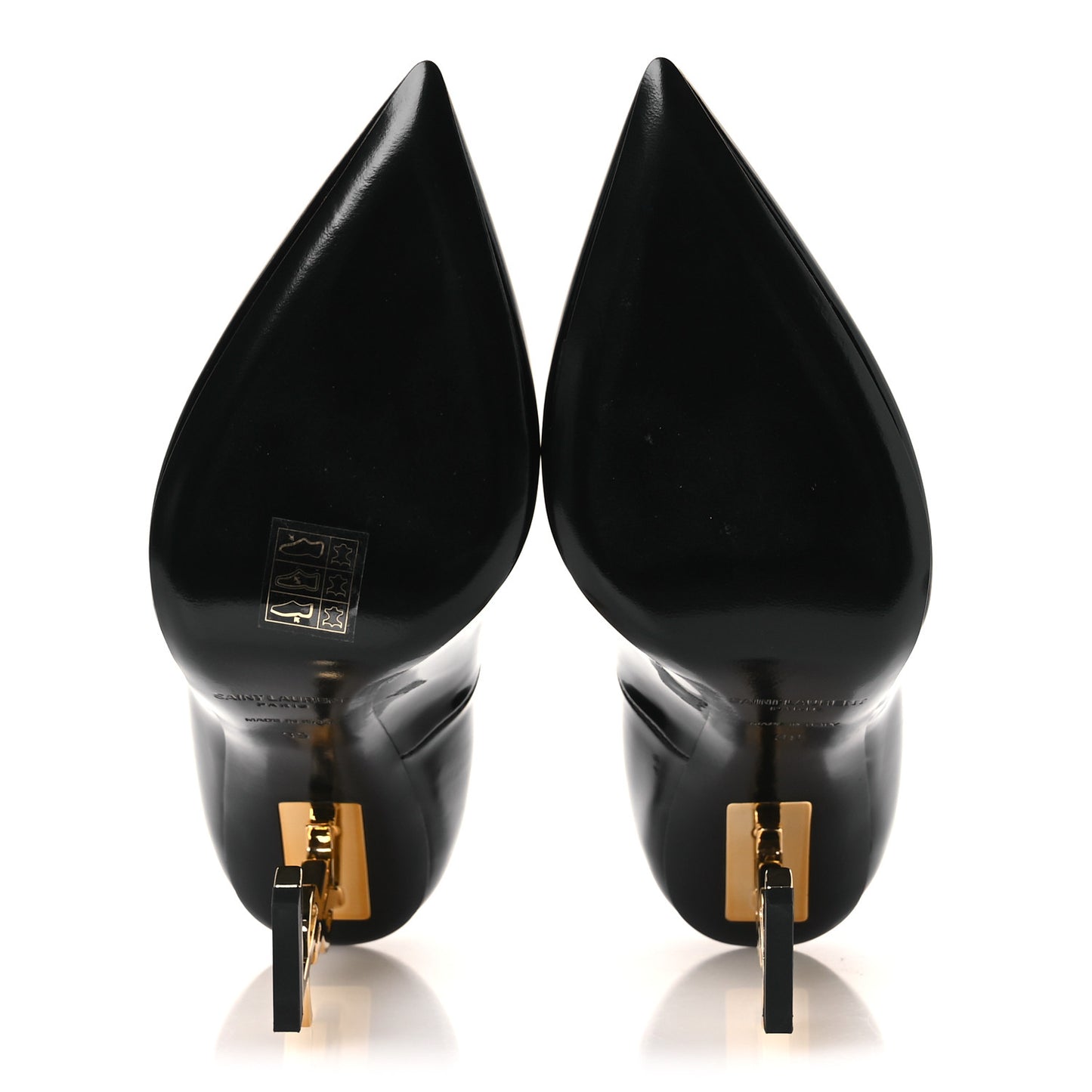 Patent Opyum 110 Pumps 39 Black Gold