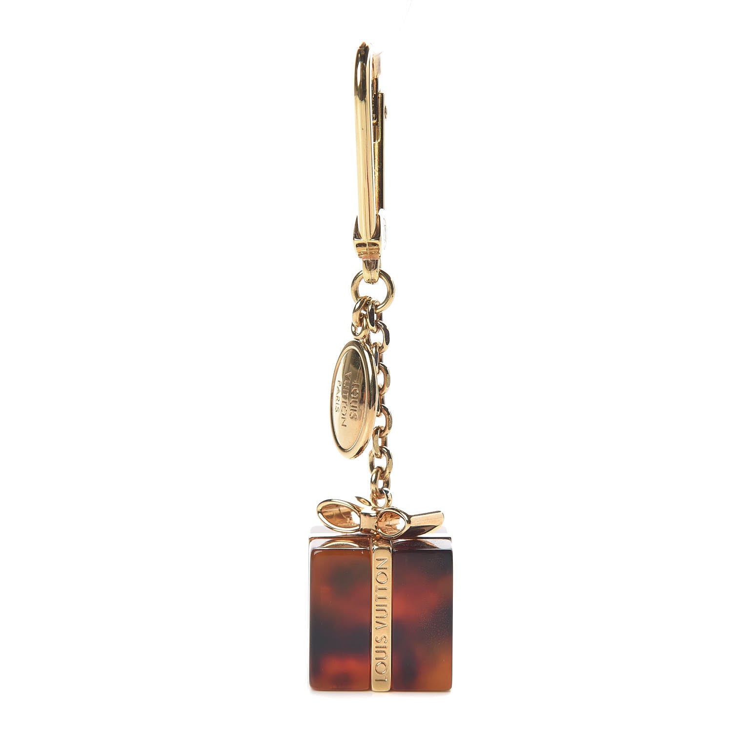 Louis Vuitton Gift Box Charm Key Ring Ecaille 1 of 2