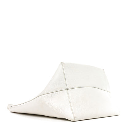 The Row Grained Calfskin Large N/S Park Tote Ivory 3 of 10