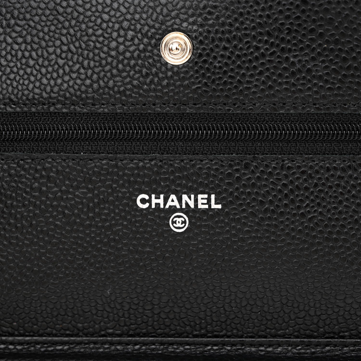 Chanel Caviar Quilted Wallet On Chain WOC Black 6 of 12