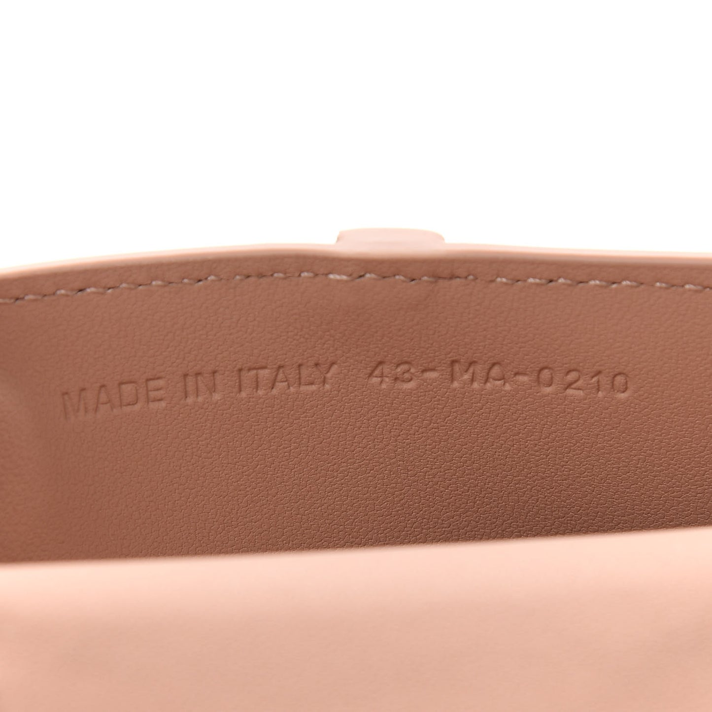 Ultra Matte Calfskin Nano Saddle Chain Pouch Rose Des Vents