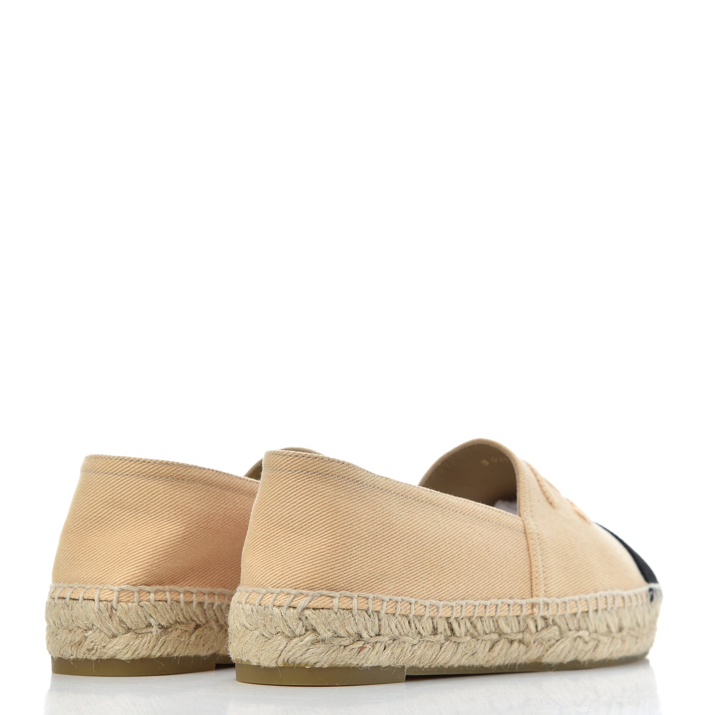 Denim CC Espadrilles 38 Beige Black