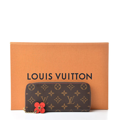 Louis Vuitton Monogram Blooming Flowers Clemence Wallet Coquelicot 8 of 8