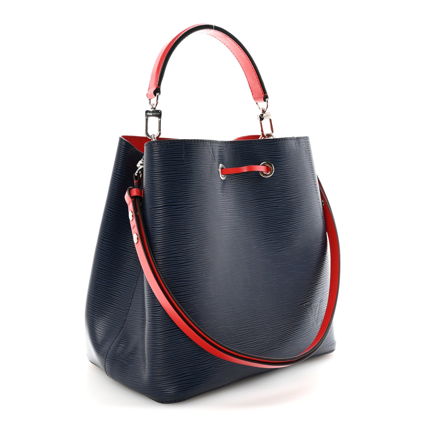 Louis Vuitton Epi Neonoe Indigo Coquelicot 3 of 10